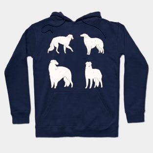 borzoi dog pack Hoodie